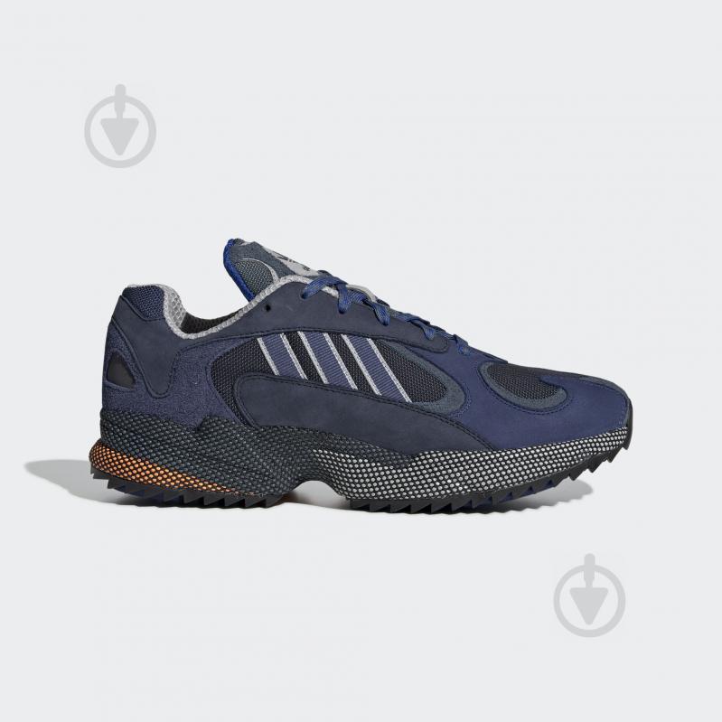 Кроссовки мужские демисезонные Adidas YUNG-1 EF5337 р.48 темно-синие - фото 1