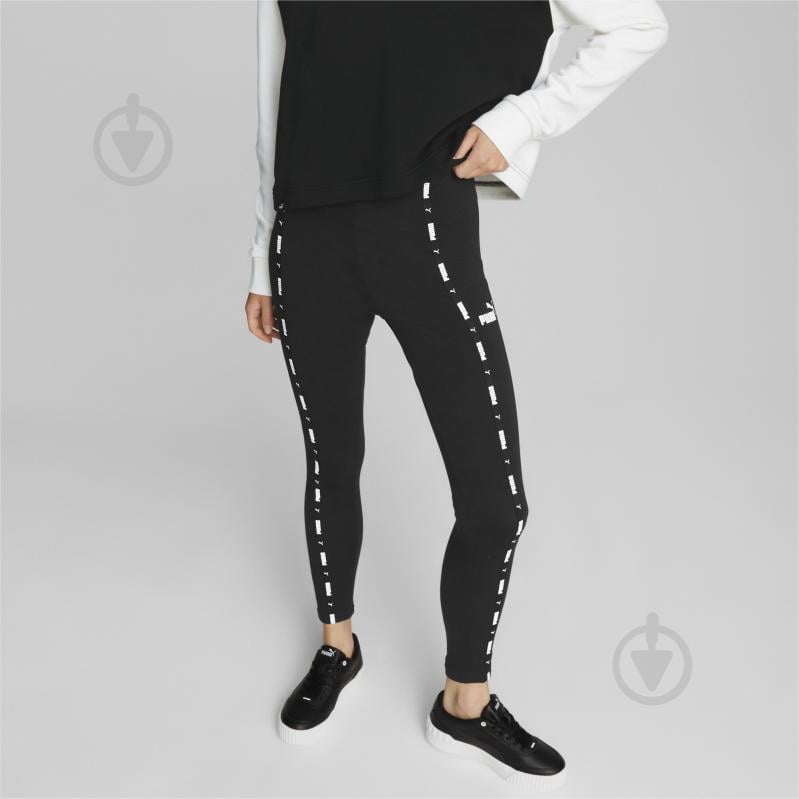 Лосины Puma PUMA POWER HIGH-WAIST 7/8 TAPE LEGGINGS 84994901 р.XS черный - фото 3