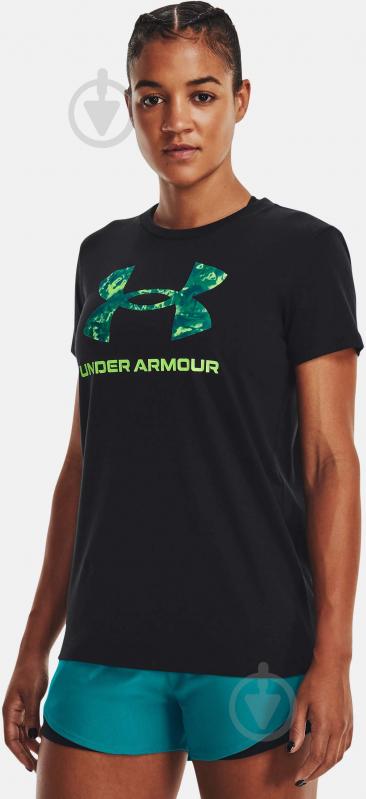 Футболка Under Armour SPORTSTYLE LOGO SS 1356305-005 р.S чорний - фото 1