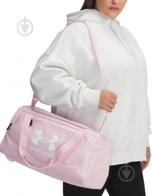 Спортивная сумка Under Armour Undeniable 5.0 Duffle XS 1369221-648 розовый - фото 2 Спортивная сумка Under Armour Undeniable 5.0 Duffle XS 1369221-648 розовый - фото 2