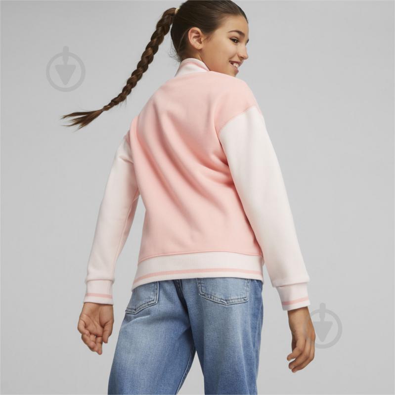 Джемпер Puma CLASSICS SWEATER WTHR BOMBER JACKET G 62161763 рожевий - фото 4