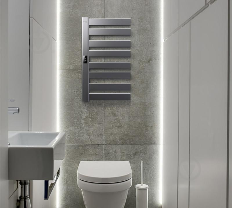 Смарт-сушилка электрическая O'WS Temperature Electric Towel Rack NEX1 left wire (Silver) - фото 5 Смарт-сушилка электрическая O'WS Temperature Electric Towel Rack NEX1 left wire (Silver) - фото 5