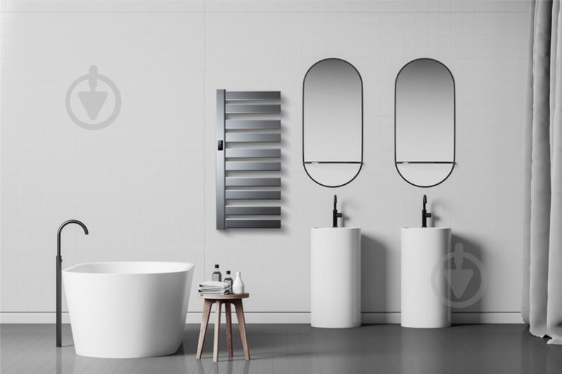 Смарт-сушилка электрическая O'WS Temperature Electric Towel Rack NEX1 left wire (Silver) - фото 4 Смарт-сушилка электрическая O'WS Temperature Electric Towel Rack NEX1 left wire (Silver) - фото 4