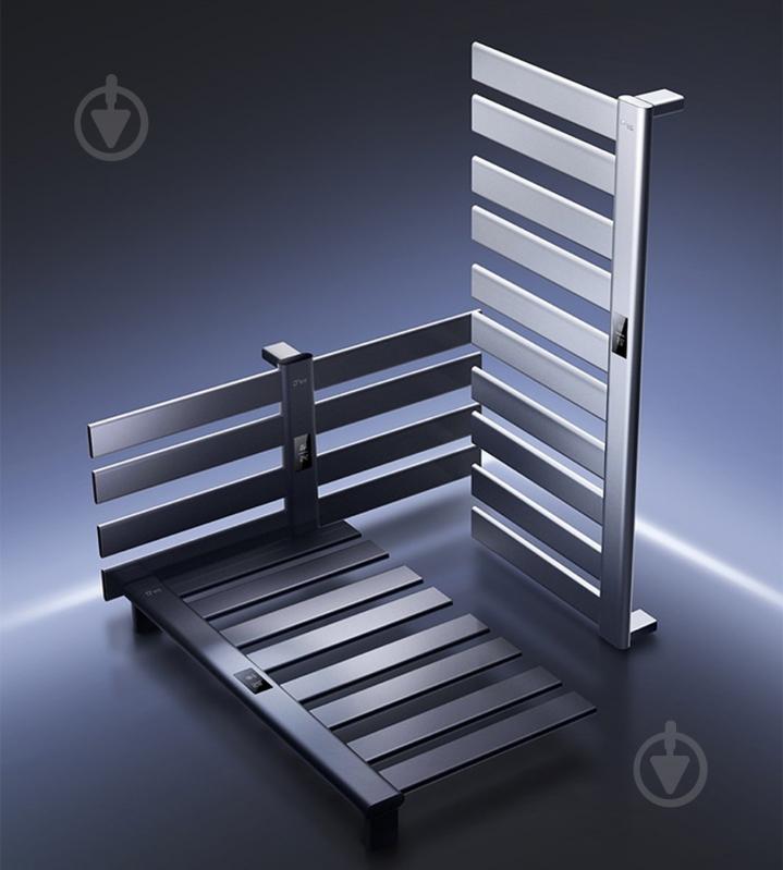 Смарт-сушилка электрическая O'WS Temperature Electric Towel Rack NEX1 left wire (Silver) - фото 3 Смарт-сушилка электрическая O'WS Temperature Electric Towel Rack NEX1 left wire (Silver) - фото 3