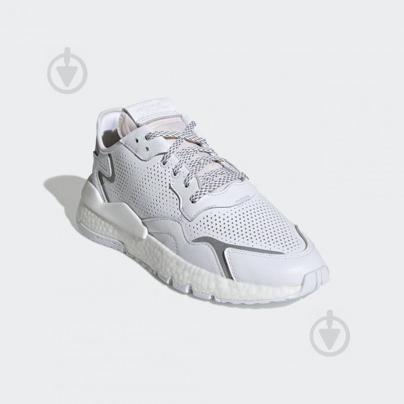 Кроссовки мужские демисезонные Adidas NITE JOGGER EF5401 р.47 1/3 белые - фото 3