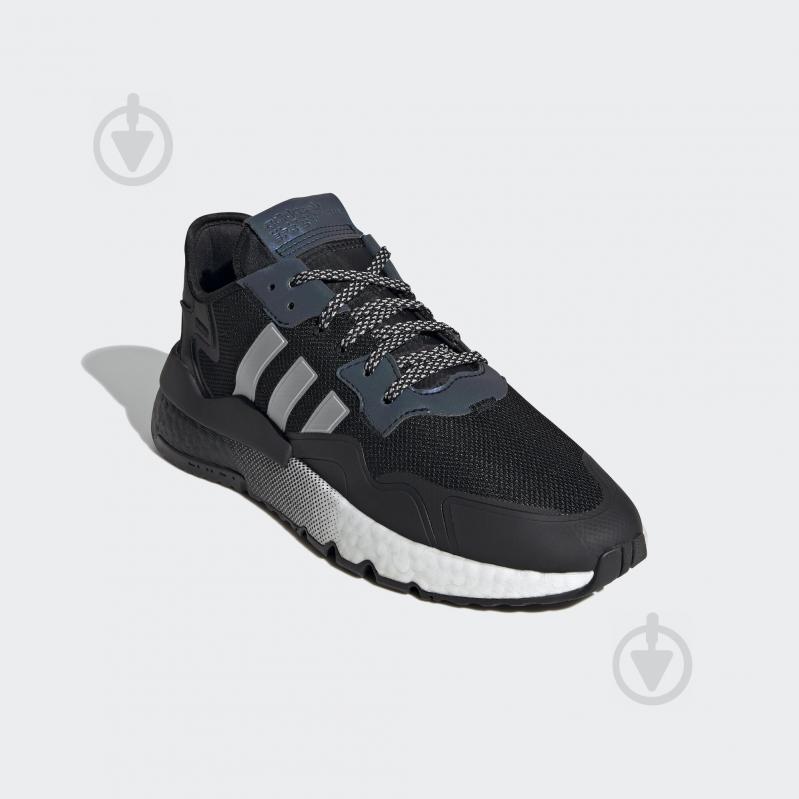 Кроссовки мужские демисезонные Adidas NITE JOGGER EF5403 р.42 черные - фото 4