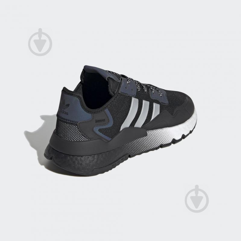 Кросівки чоловічі демісезонні Adidas NITE JOGGER EF5403 р.42 чорні - фото 5