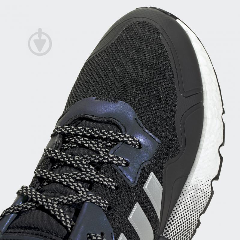 Кросівки чоловічі демісезонні Adidas NITE JOGGER EF5403 р.42 чорні - фото 7