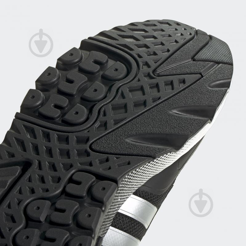 Кросівки чоловічі демісезонні Adidas NITE JOGGER EF5403 р.42 чорні - фото 8