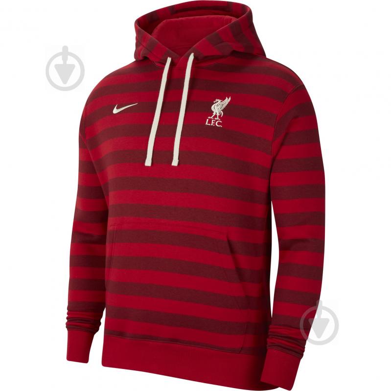 Джемпер Nike LFC M NSW CLUB HOODIE PO BB DB2955-687 р. M червоний - фото 1