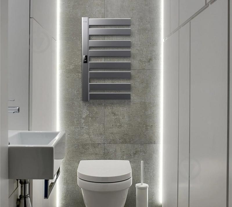 Смарт-сушилка электрическая O'WS Temperature Electric Towel Rack NEX left wire (Grey) - фото 5 Смарт-сушилка электрическая O'WS Temperature Electric Towel Rack NEX left wire (Grey) - фото 5