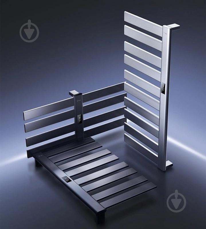 Смарт-сушилка электрическая O'WS Temperature Electric Towel Rack NEX left wire (Grey) - фото 2 Смарт-сушилка электрическая O'WS Temperature Electric Towel Rack NEX left wire (Grey) - фото 2