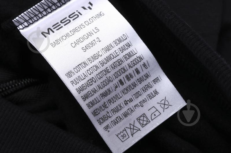 Кардиган для девочки Messi р.98-104 черный S49367-2 - фото 5