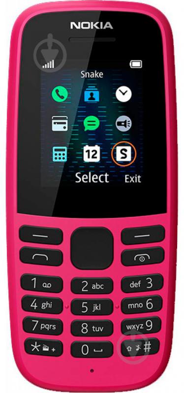 Мобильный телефон Nokia 105 DS 2019 pink TA-1174 - фото 2