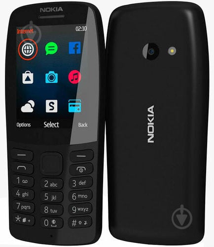 Мобильный телефон Nokia 210 DS black - фото 2