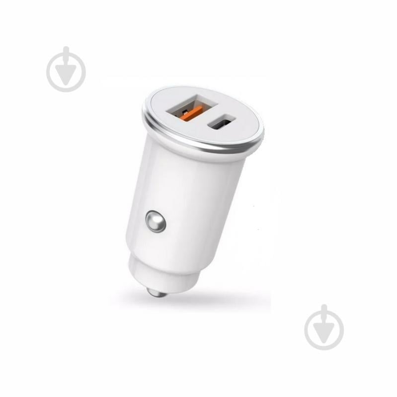 Автомобильное зарядное устройство Xo XO-CC25 PD+QC 3.0 Car Charger White (6920680866793) - фото 1 Автомобильное зарядное устройство Xo XO-CC25 PD+QC 3.0 Car Charger White (6920680866793) - фото 1
