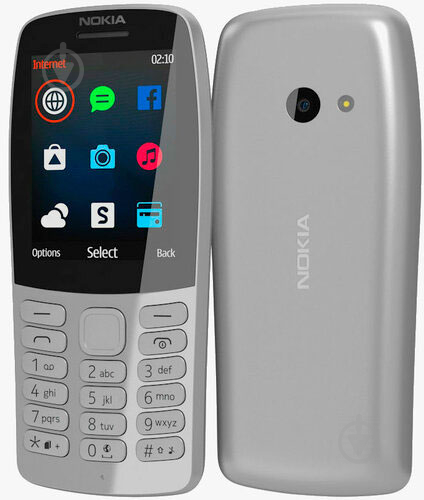 Мобильный телефон Nokia 210 DS grey - фото 2