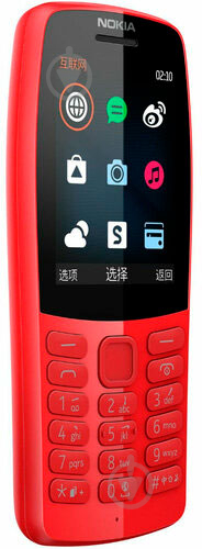 Мобільний телефон Nokia 210 DS red - фото 3