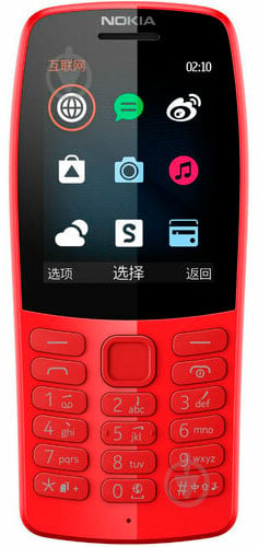 Мобільний телефон Nokia 210 DS red - фото 4