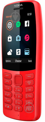 Мобільний телефон Nokia 210 DS red - фото 5