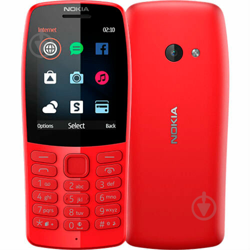 Мобільний телефон Nokia 210 DS red - фото 1