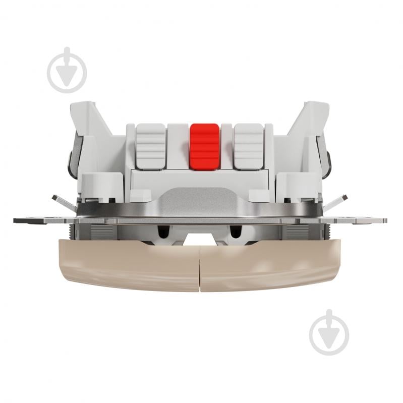 Переключатель проходной двухклавишный Schneider Electric Sedna Design без подсветки кремовый SDD112108 - фото 7