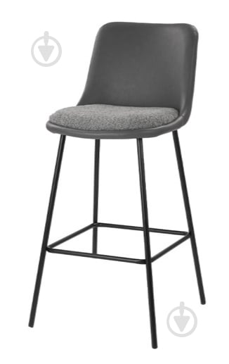 Стілець барний Prestol Луна сірий - фото 1 Стілець барний Prestol Луна сірий - фото 1