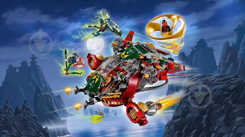 Конструктор LEGO Ninjago Корабль R.E.X. Ронана 70735 - фото 12