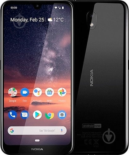 Смартфон Nokia 3.2 DS 2/16GB black - фото 1 Смартфон Nokia 3.2 DS 2/16GB black - фото 1