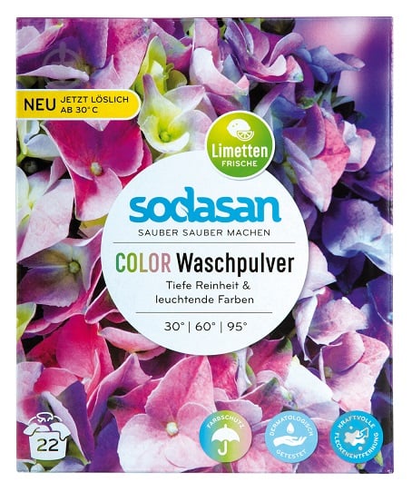 Пральний порошок для машинного прання Sodasan Compact Color 1 кг - фото 2