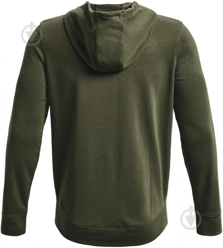 Джемпер Under Armour RIVAL TERRY LC FZ 1370409-390 р. 3XL хаки - фото 5