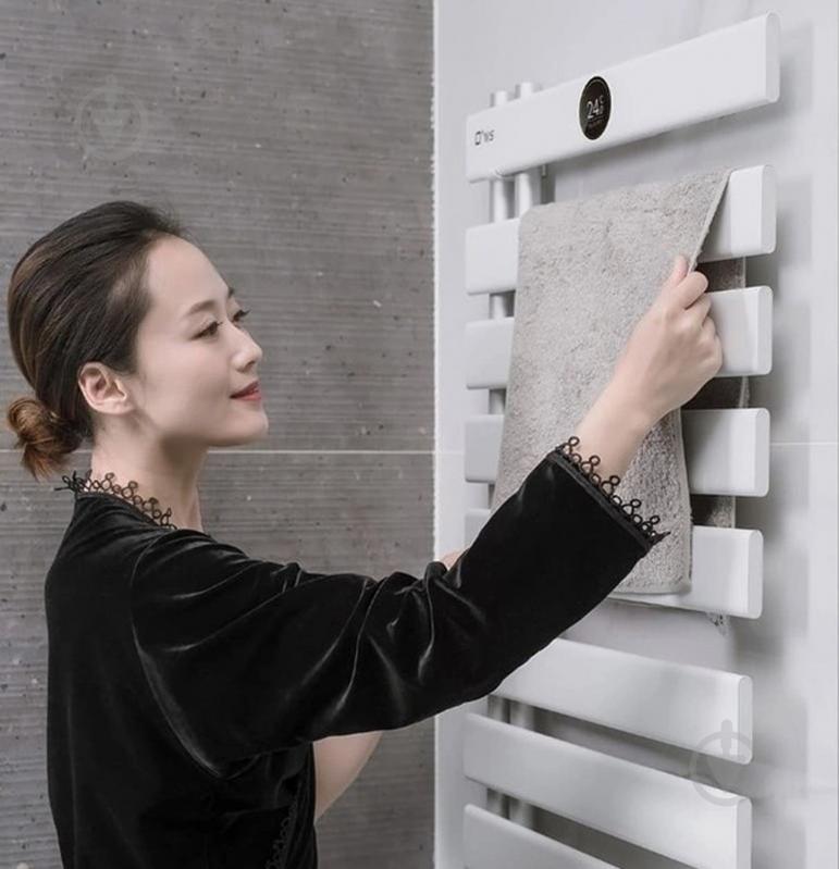 Смарт-сушилка электрическая O'WS Temperature Electric Towel Rack MJ110 (Silver) - фото 4 Смарт-сушилка электрическая O'WS Temperature Electric Towel Rack MJ110 (Silver) - фото 4