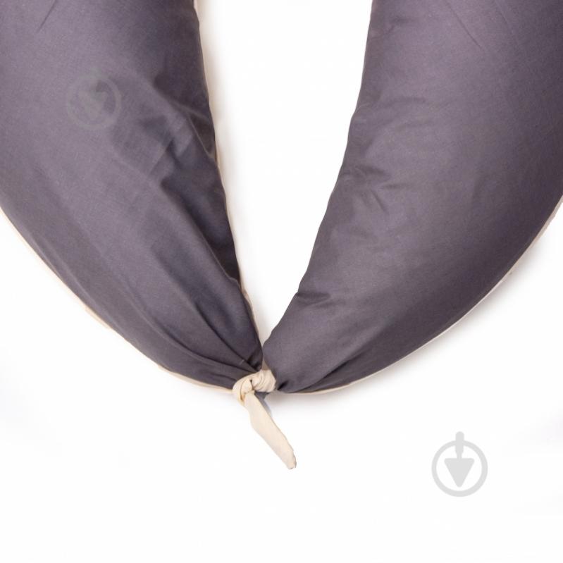 Наволочка №10108 Naturale Line Dino (12-0712+16-3310) 30x170 см бежевий/фіолетовий MirSon - фото 4 Наволочка №10108 Naturale Line Dino (12-0712+16-3310) 30x170 см бежевий/фіолетовий MirSon - фото 4