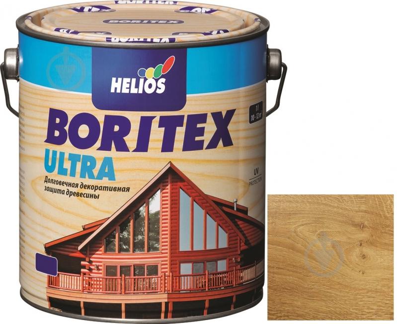 Лазурь Helios Boritex Ultra 11 дуб шелковистый мат 0,75 л - фото 1