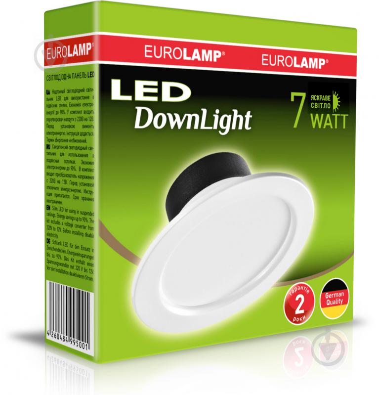 Светильник точечный Eurolamp Downlight LED-DLR-7/4 (Е) 7 Вт 4000 К белый - фото 3