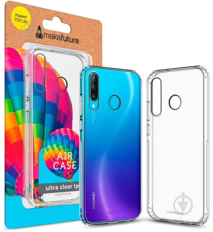 Чохол MakeFuture Air Case (Clear TPU) для Huawei P30 Lite - фото 1 Чохол MakeFuture Air Case (Clear TPU) для Huawei P30 Lite - фото 1