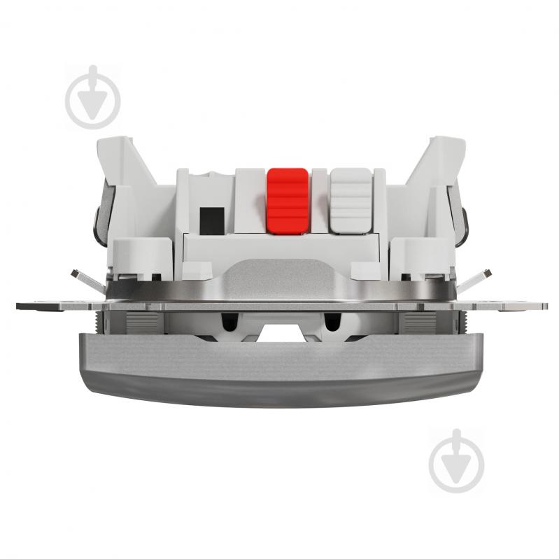 Переключатель одноклавишный проходной одноклавишный Schneider Electric Sedna Design без подсветки алюминий SDD113106 - фото 3