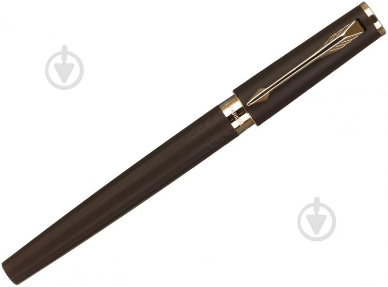 Ручка-роллер Parker Ingenuity Slim Brown Rubber PGT 90 552K - фото 1