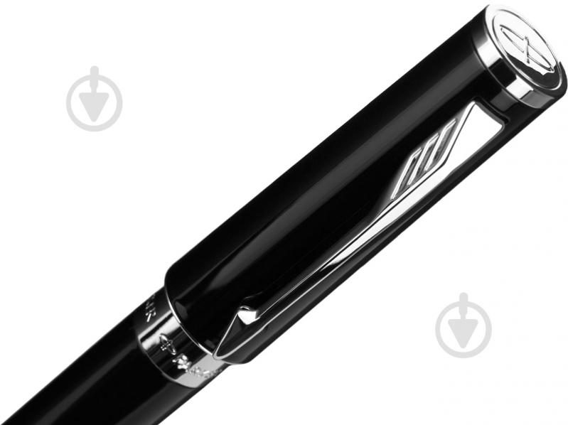 Ручка-роллер Parker Ingenuity Slim Black Lacquer CT 90 552C - фото 4