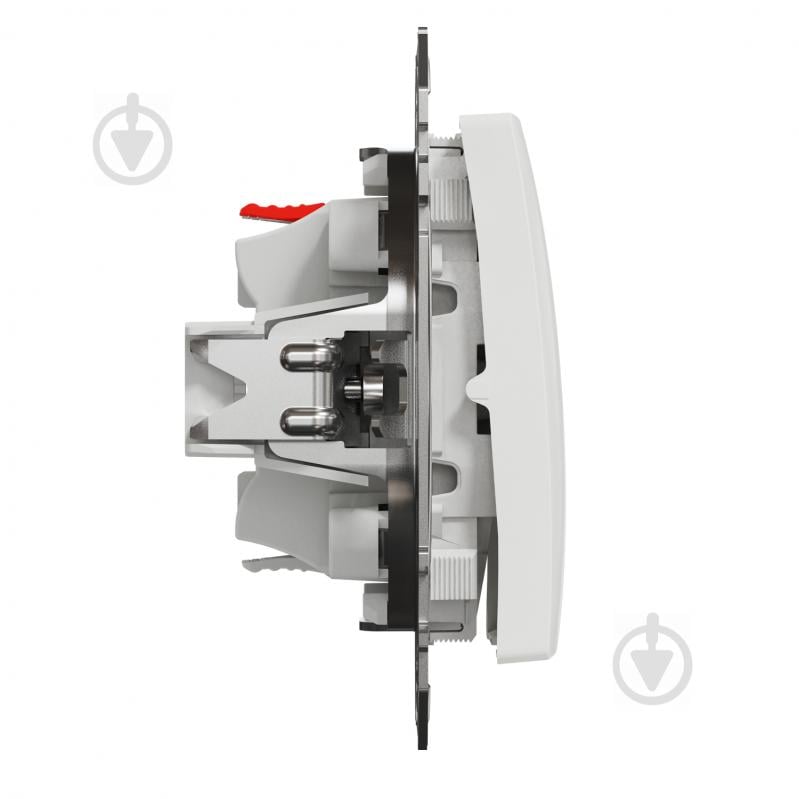 Переключатель одноклавишный проходной одноклавишный Schneider Electric Sedna Design без подсветки белый SDD111106 - фото 8