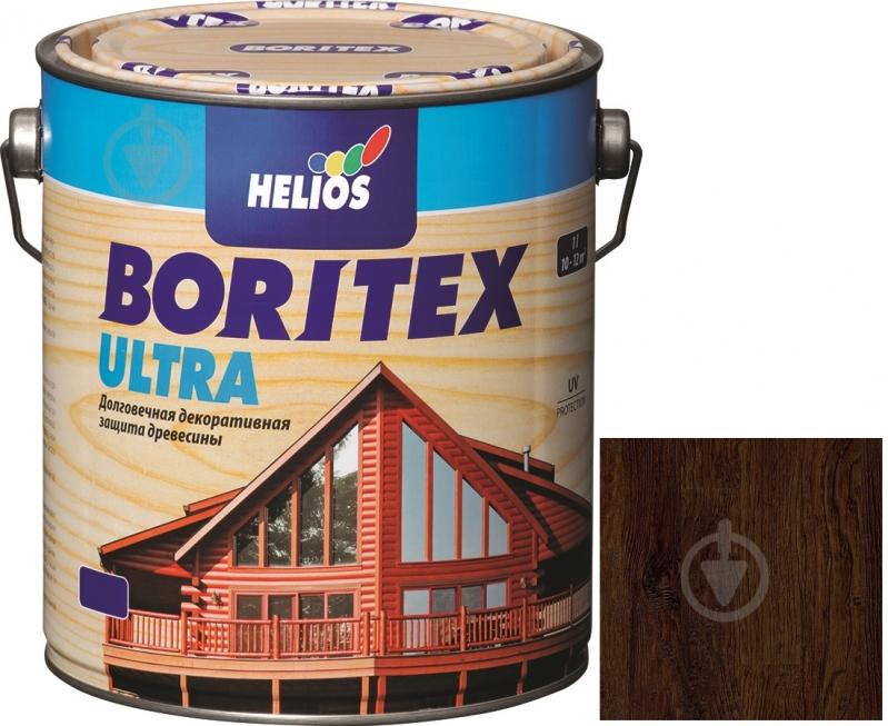 Лазурь Helios Boritex Ultra 12 макаср шелковистый мат 2,5 л - фото 1