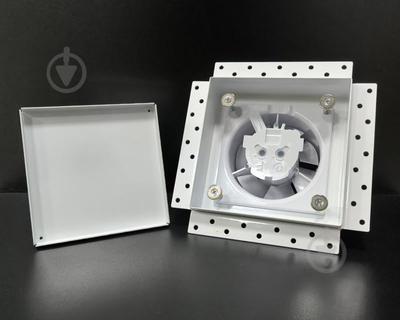 Модуль прихованого монтажу HEWA WHITE для вентиляторів airRoxy dRim 100 та 125 мм білий - фото 2