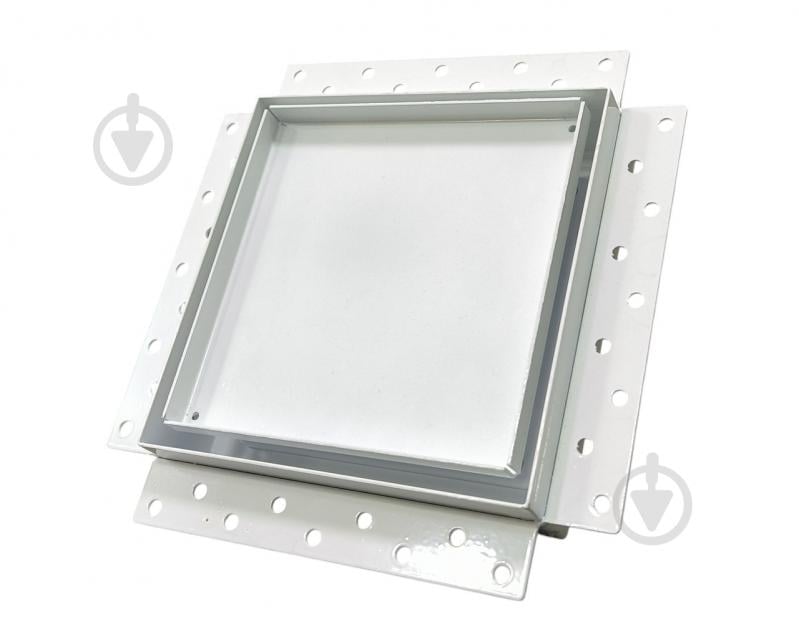 Модуль прихованого монтажу HEWA WHITE для вентиляторів airRoxy dRim 100 та 125 мм білий - фото 1