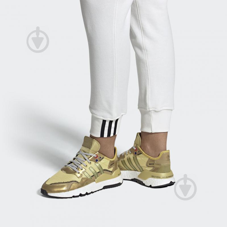 Кросівки жіночі демісезонні Adidas NITE JOGGER W EF5427 р.37 1/3 жовті - фото 10