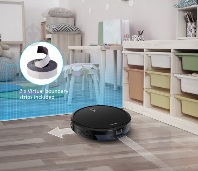 Робот-пылесос Lenovo Vacuum Cleaner E1 black - фото 10 Робот-пылесос Lenovo Vacuum Cleaner E1 black - фото 10