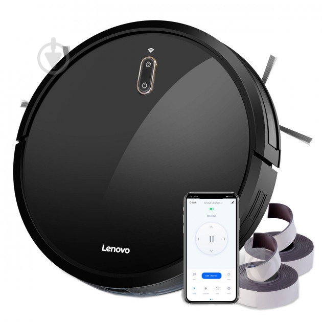 Робот-пылесос Lenovo Vacuum Cleaner E1 black - фото 2 Робот-пылесос Lenovo Vacuum Cleaner E1 black - фото 2