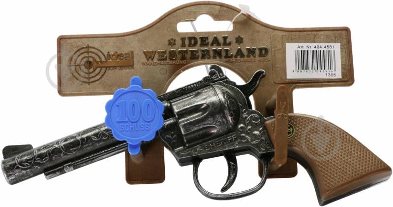 Пистолет Ideal Пистонный Interpol 38 2020381 - фото 1