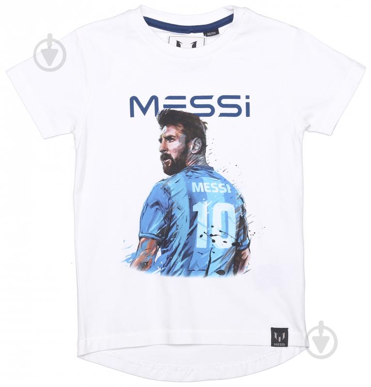 Футболка для хлопчиків Messi р.122/128 білий S49404-2 - фото 1