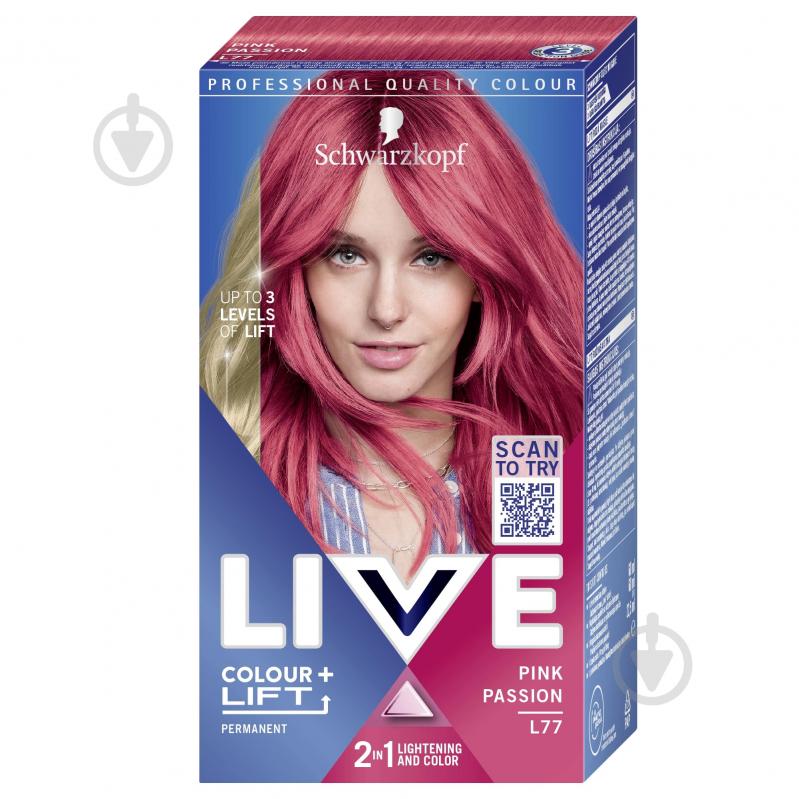 Краска для волос LIVE Color+Lift L77 Розовая фуксия - фото 1