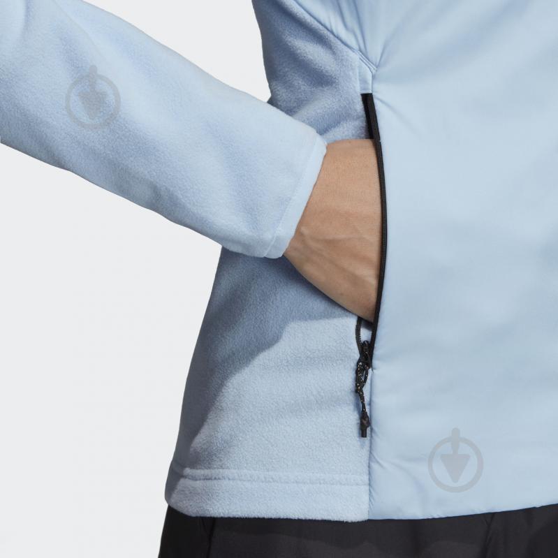 Джемпер Adidas W Windfleece J EH8700 р. XS голубой - фото 9